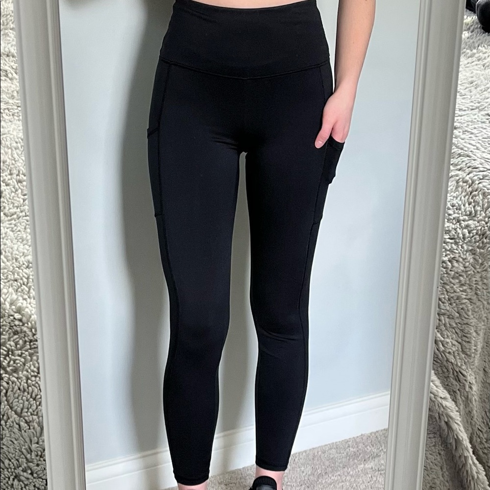 Marika Black Pocket Leggings